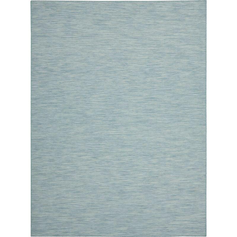 Aqua Bliss Easy-Care Synthetic 6' x 9' Flatweave Area Rug