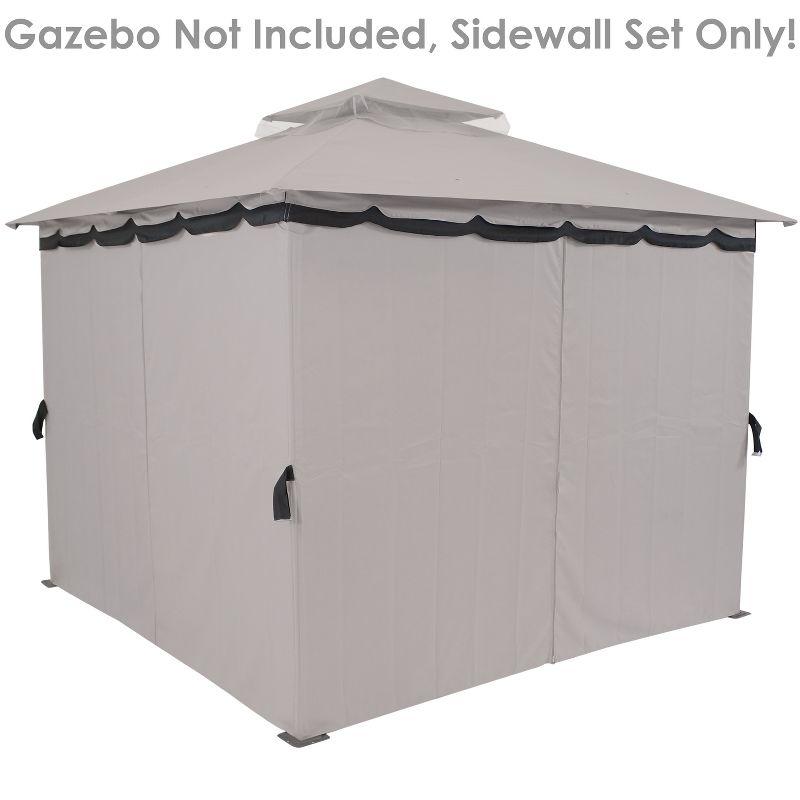 Solomon Arlmont & Co. Fabric Side Wall for Gazebo