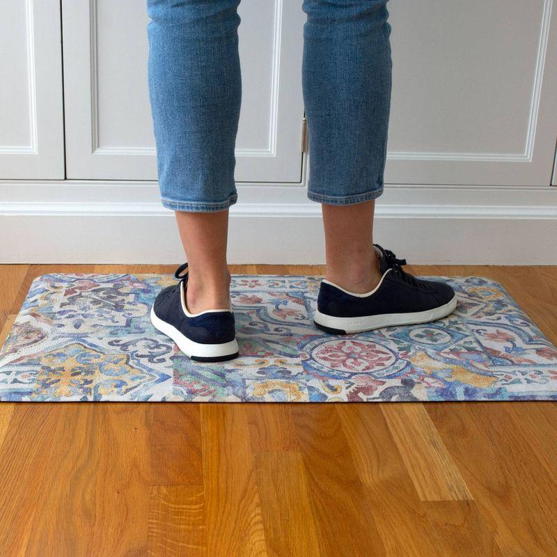 Bartolo Multicolor Floral Anti-Fatigue Comfort Floor Mat