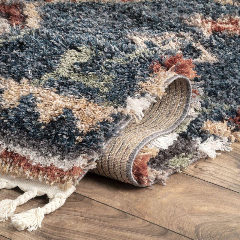 Nuloom Southwestern Rosemarie Moroccan Tassel Shag Indoor Area Rug