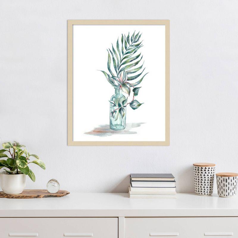 Amanti Art Island Tropics Frond in Bottle I by Tre Sorelle Studios Framed Wall Art Print