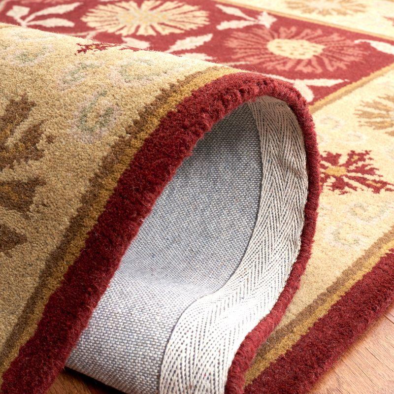 Heritage HG970 Handmade Area Rug - 5'x8' - Red/Beige - Safavieh