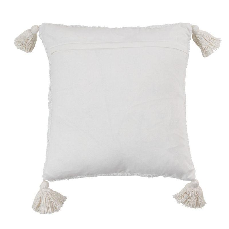 Saro Allman Collection Geometric Cotton Throw Pillow