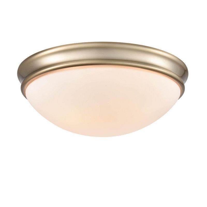 Millennium Lighting 3 - Light Flush Mount in  Modern Gold