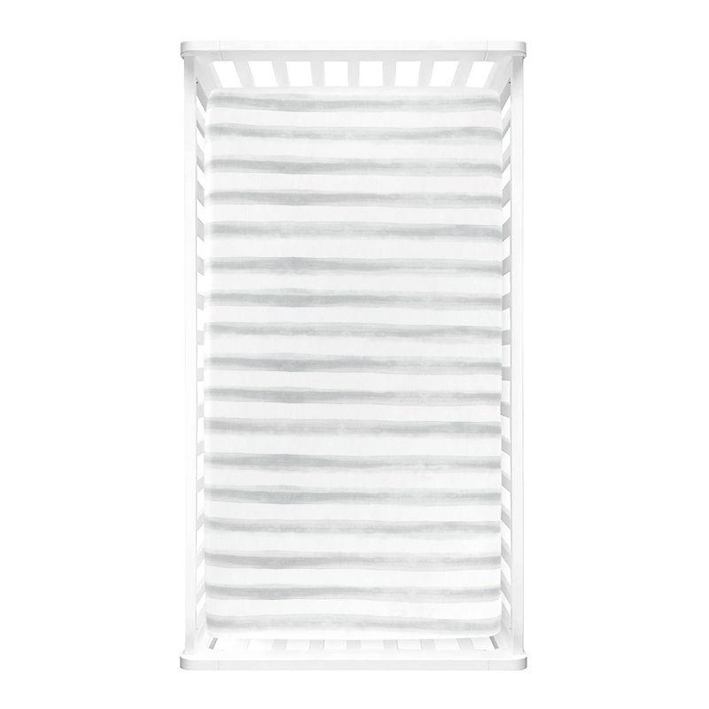 Lush Décor Micro Plush Fitted Crib Sheet - Watercolor