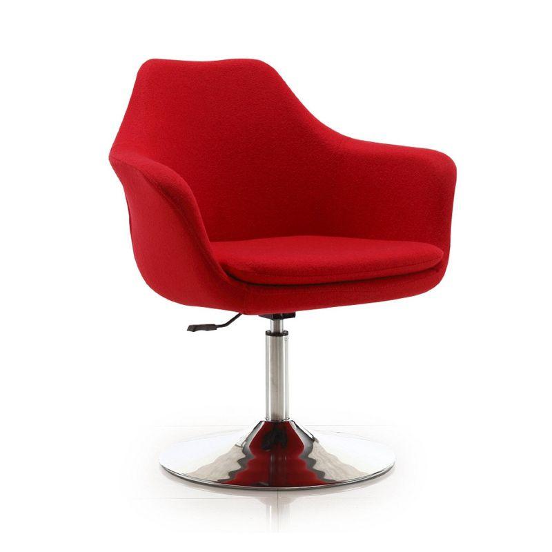 Hillmon Upholstered Swivel Armchair