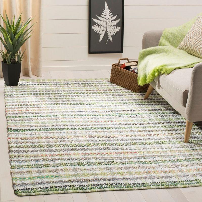 Montauk MTK950 Hand Woven Indoor Area Rug - Green/Multi - 5'x8' - Safavieh.