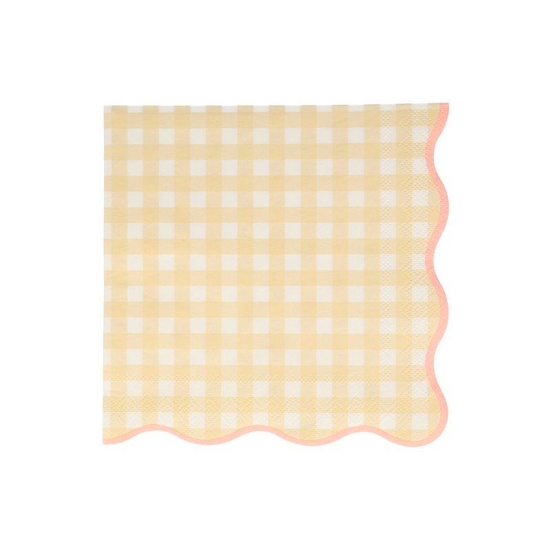 Meri Meri Gingham Large Napkins (Pack of 20)