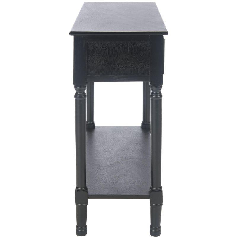Haines 2 Drawer Console Table - CNS5727A - Black - Safavieh