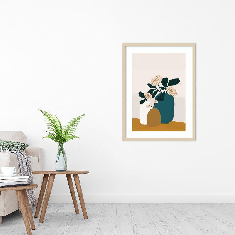 Amanti Art Stillness by Oris Eddu Wood Framed Wall Art Print 25 in. x 33 in.