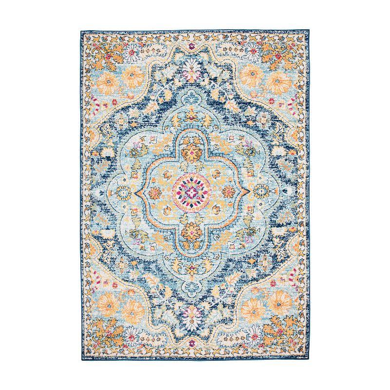 World Rug Gallery Distressed Vintage Bohemian Area Rug