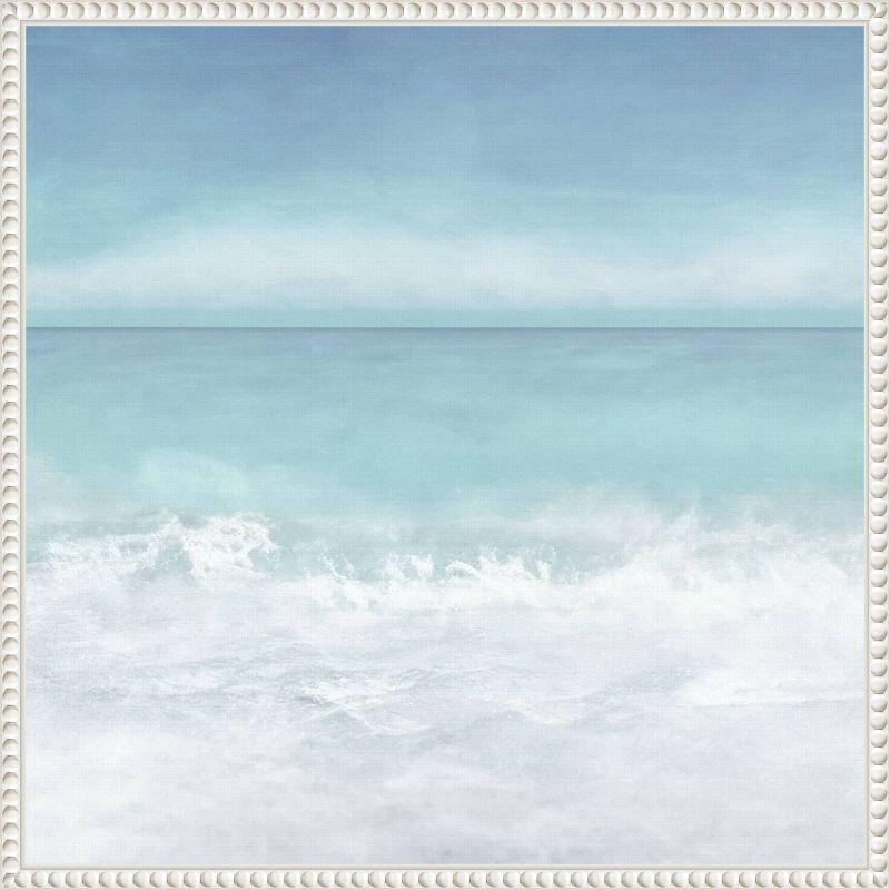 Amanti Art Tranquil Ocean Waves Beach II by Christine Zalewski Framed Wall Art Print