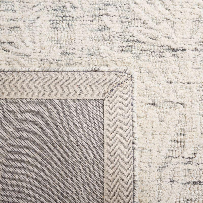 Metro MET877 Hand Tufted Indoor Area Rug - Grey/Ivory - 6'x6' - Safavieh