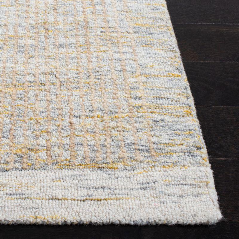 Metro MET151 Hand Tufted Indoor Area Rug - Ivory/Grey - 4'x6' - Safavieh