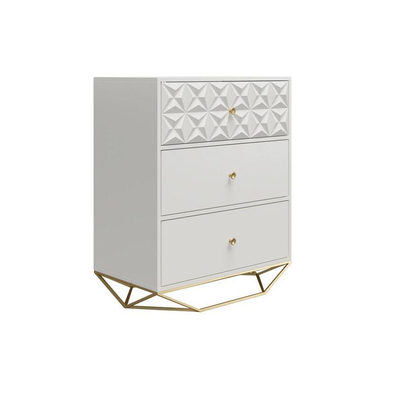 CosmoLiving by Cosmopolitan Blair 3 Drawer 27.55'' W Chest
