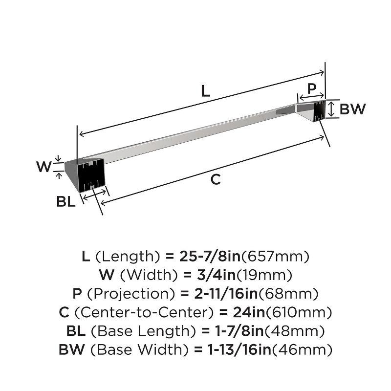 Blackrock 25.87" Wall Mounted Towel Bar