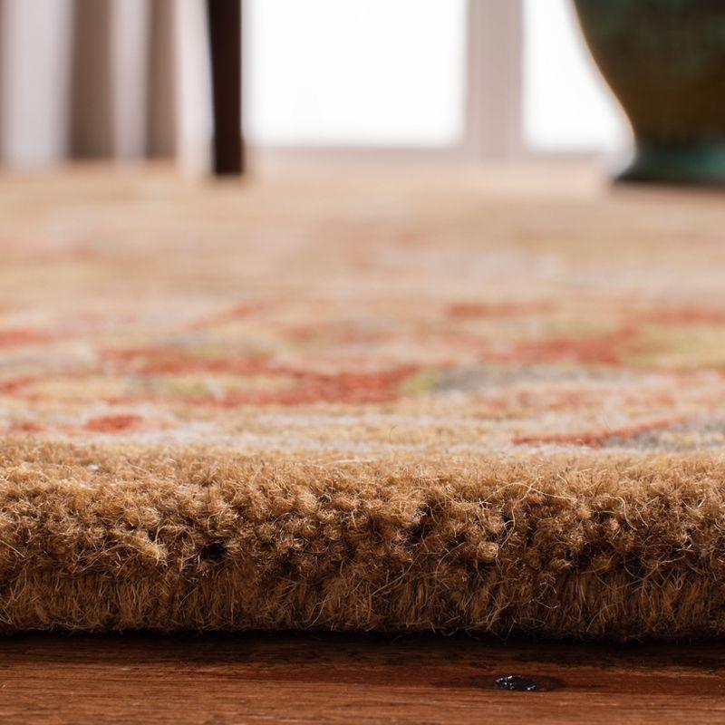 Heritage HG963 Handmade Runner Rug - 2'3"x12' - Beige/Rust - Safavieh