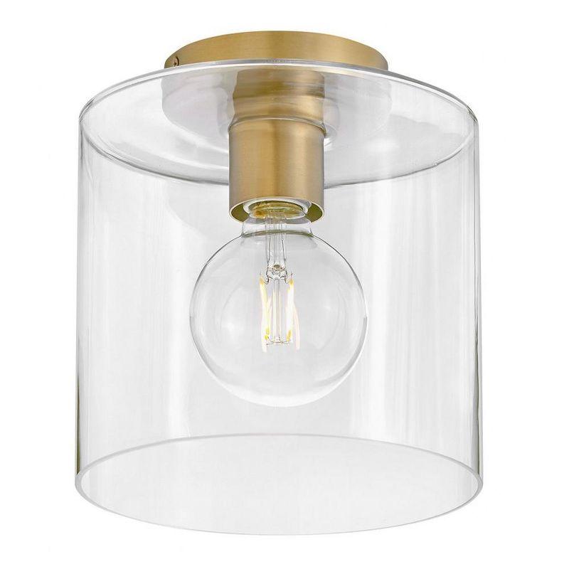 Lark Pippa 1 - Light Flush Mount in  Lacquered Brass