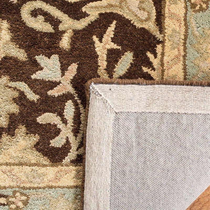 Antiquity AT14 Hand Tufted Indoor Area Rug - Brown/Green - 5'x8' - Safavieh