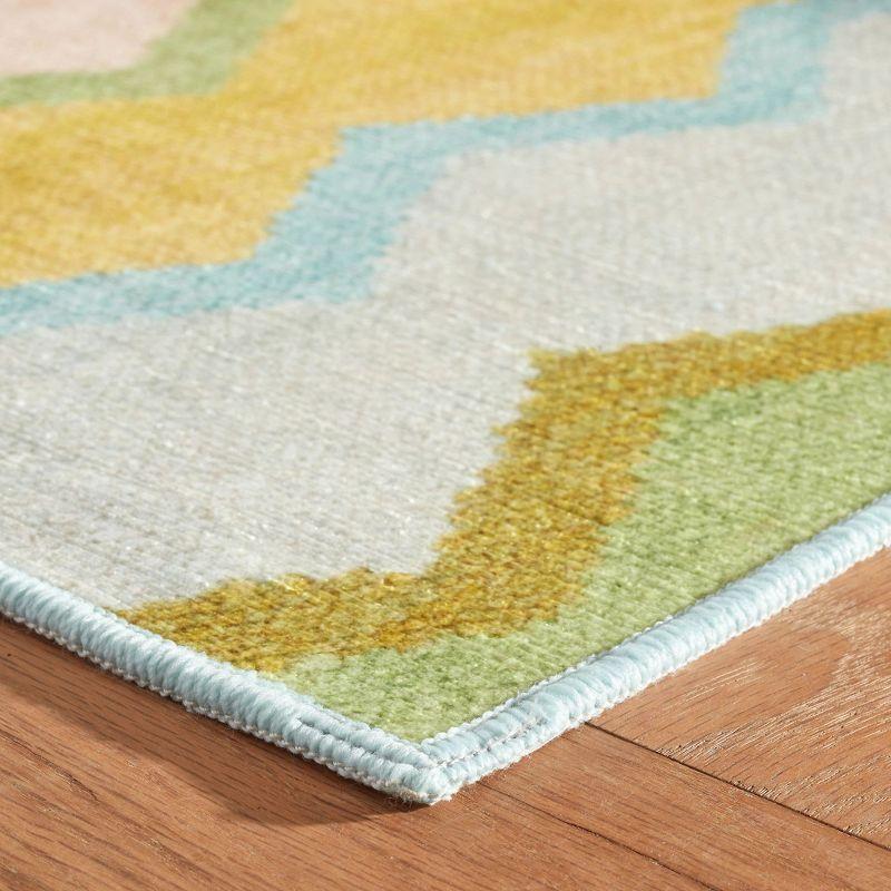 Safety Net Kit Kemp x Annie Selke Safety Net Green Machine Washable Rug
