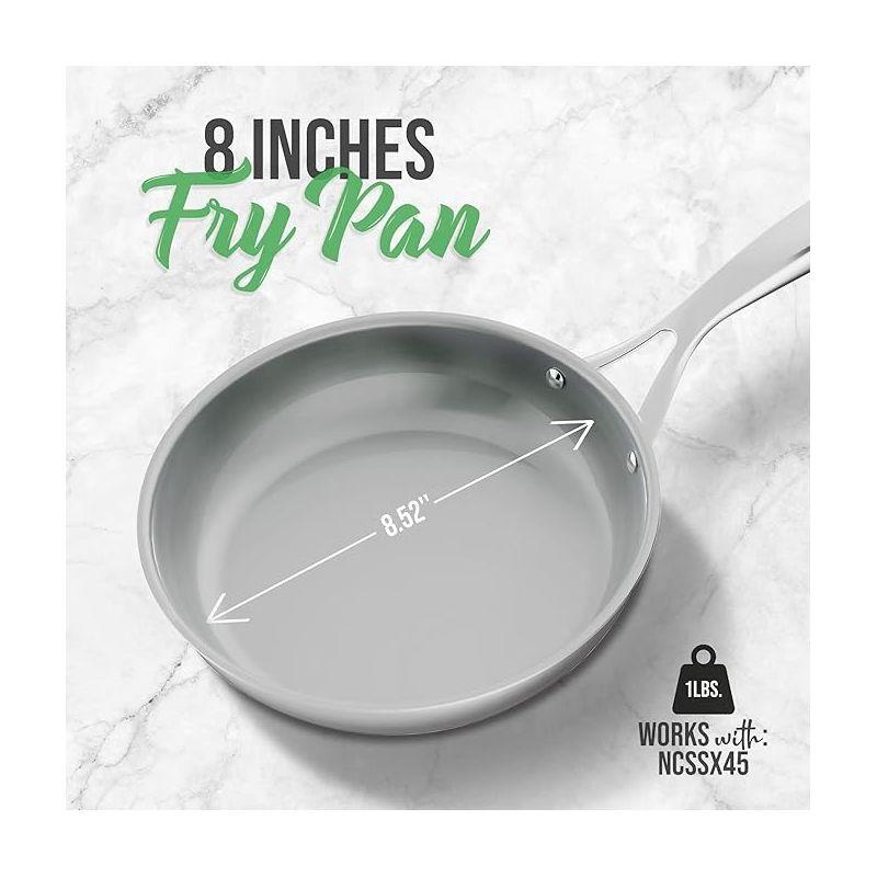 NutriChef NutriChef Stainless Steel Non-Stick Frying Pan