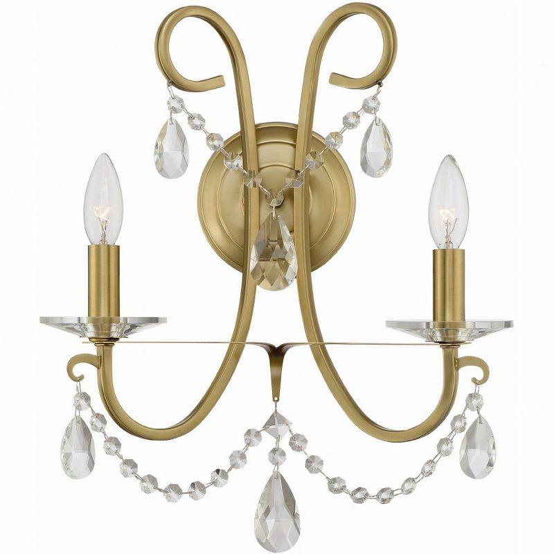 Crystorama Lighting Othello 2 - Light Sconce in  Vibrant Gold