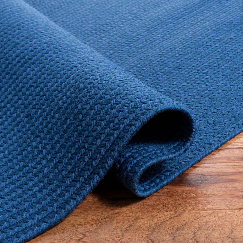 Braided BRD315 Hand Woven Accent Rug - Blue - 2'x3' - Safavieh.