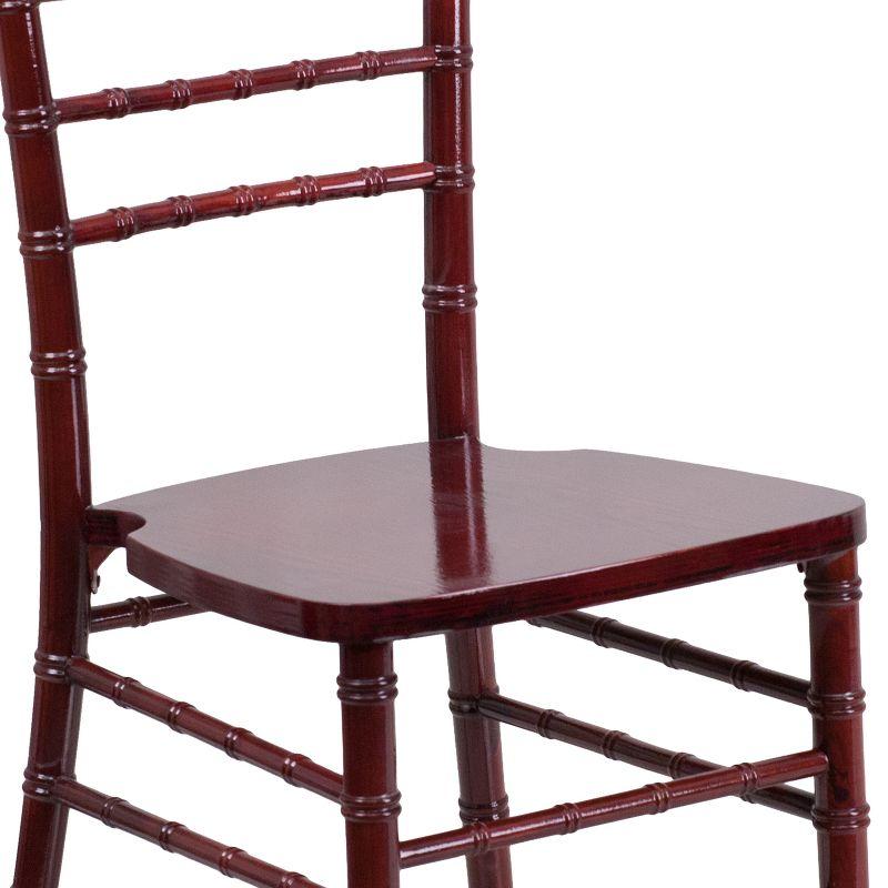 Elegant Mahogany Wood Chiavari Banquet Chair