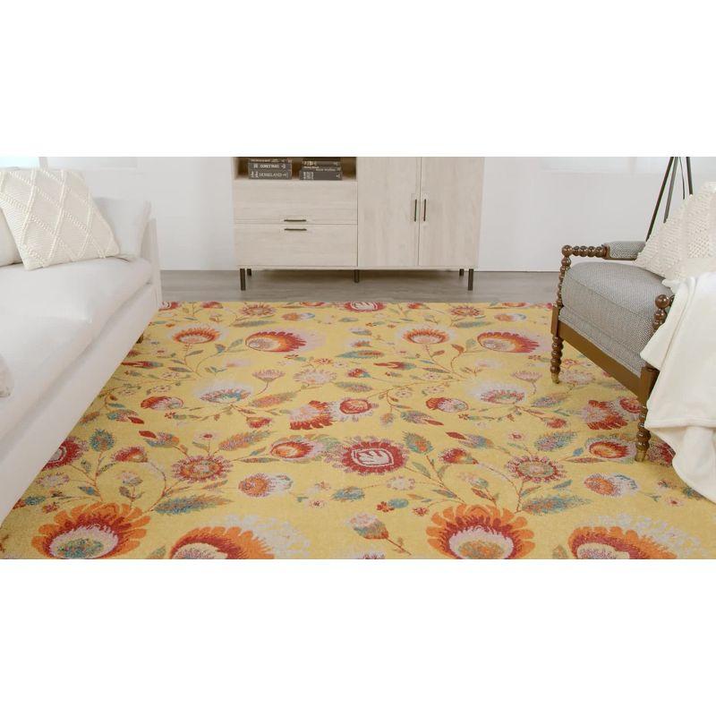 Nourison Allur Blooming Floral Indoor Area Rug Navy Multicolor 4' x 6'