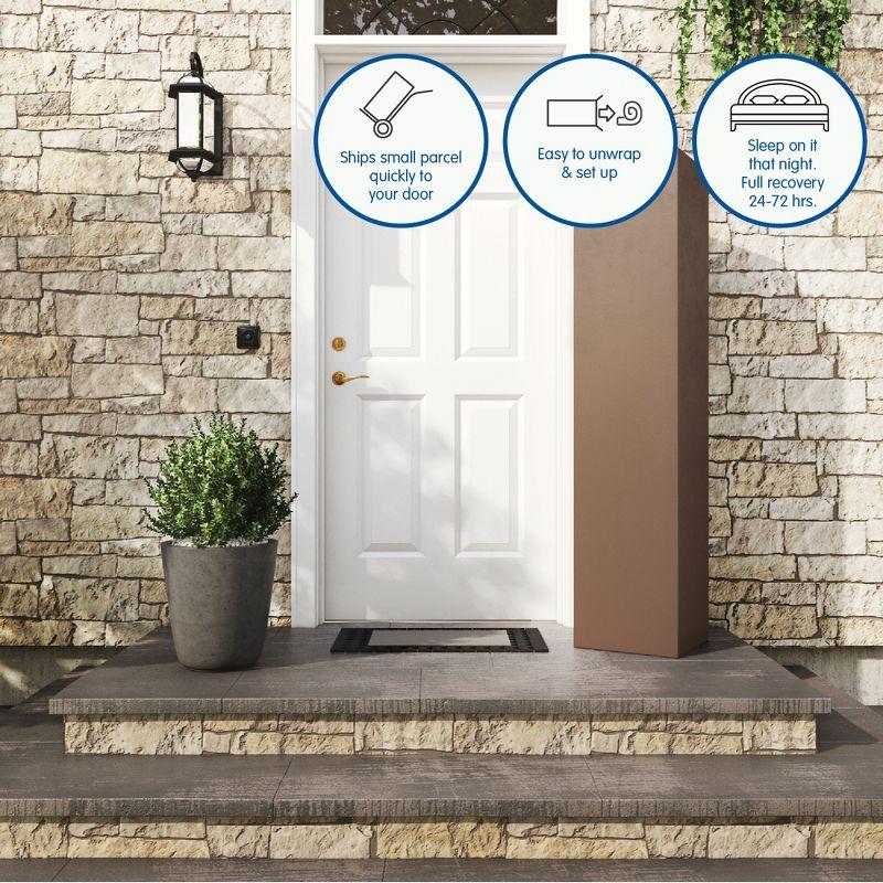 Vibe Quilted Hybrid Mattress, 12-Inch Innerspring and Pillow Top Gel Memory Foam Mattress, CertiPUR-US Certified Bed in a Box, Full