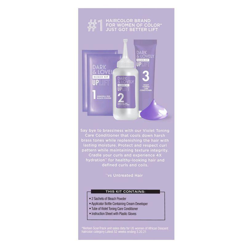 Dark and Lovely Uplift Hair Bleach Kit, Hair Dye, Bleach Blonde