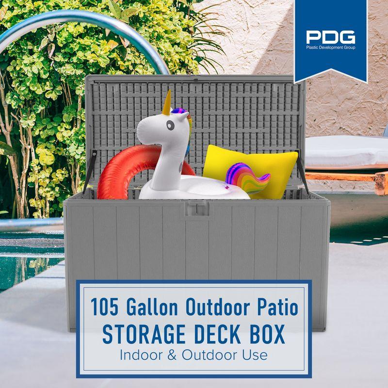 Plastic Development Group Plastic Development Group 48'' W 105 Gallons Water Resistant Resin Deck Box
