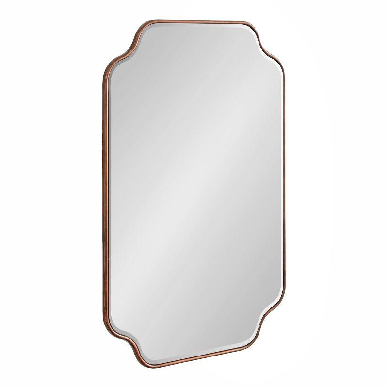 Kate & Laurel All Things Decor 24"x36" Plumley Framed Wall Mirror Bronze