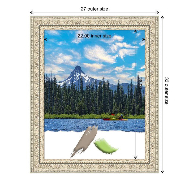 Amanti Art Fair Baroque Cream Wood Picture Frame