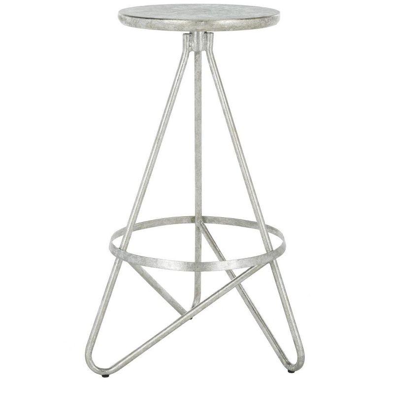 Galexia Bar Stool - BST3200 - Silver/Leaf - Safavieh