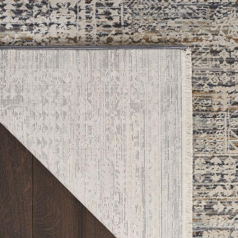 Nourison Nyle Boho Vintage Indoor Rug Ivory Slate 12' x 15'9"