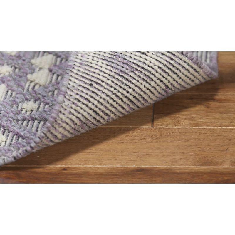 Natura NAT628 Hand Woven Area Rug - Cream/Purple - 6'x9' - Safavieh.