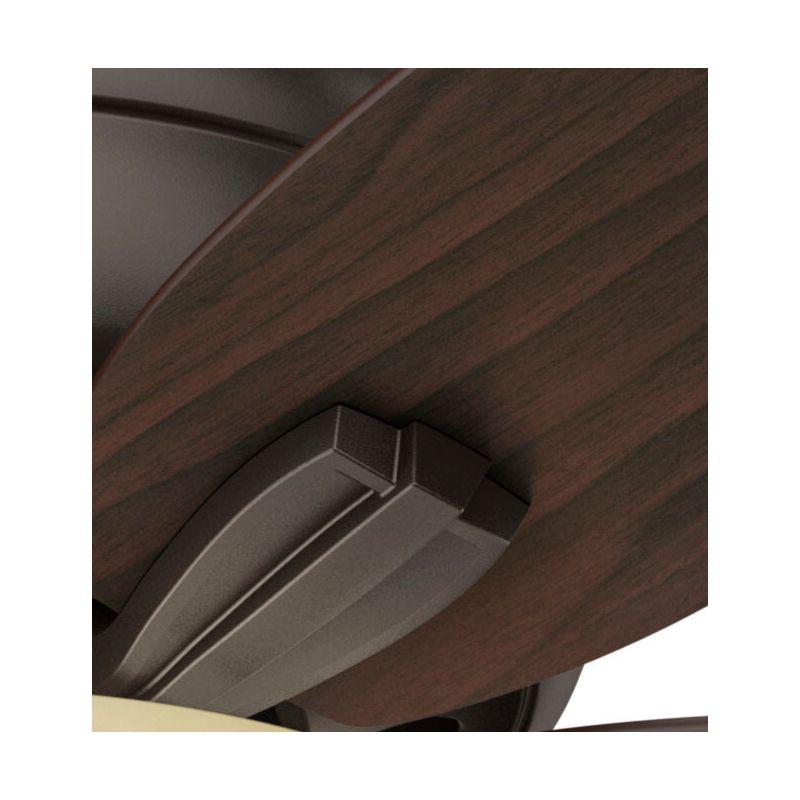 Hunter Fan Newsome 42" 5 - Blade Traditional Flush Mount Indoor Ceiling Fan with Lights and Pull Chains