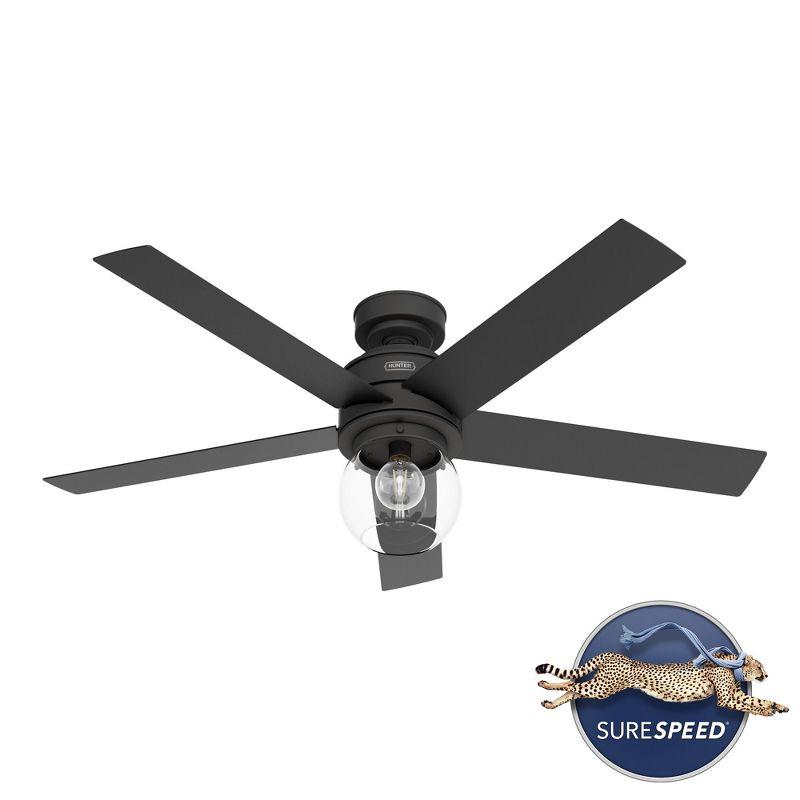 52" Xidane 5 -Blade LED Standard Ceiling Fan with Remote Control and Light Kit Included