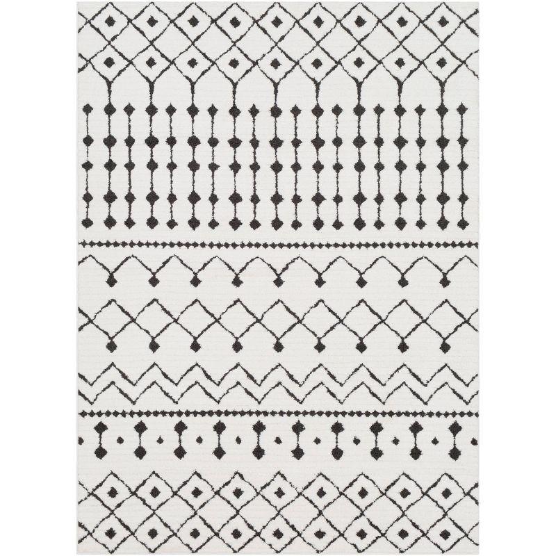 Irmo Shag Global Rugs White - Artistic Weavers