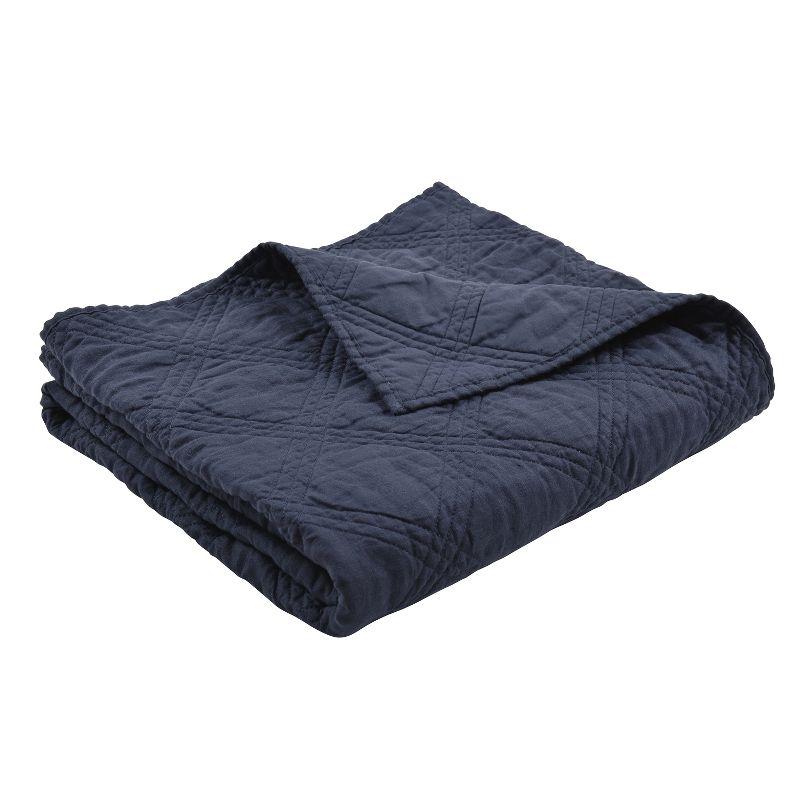 Levtex home Washed Linen Quilted Throw