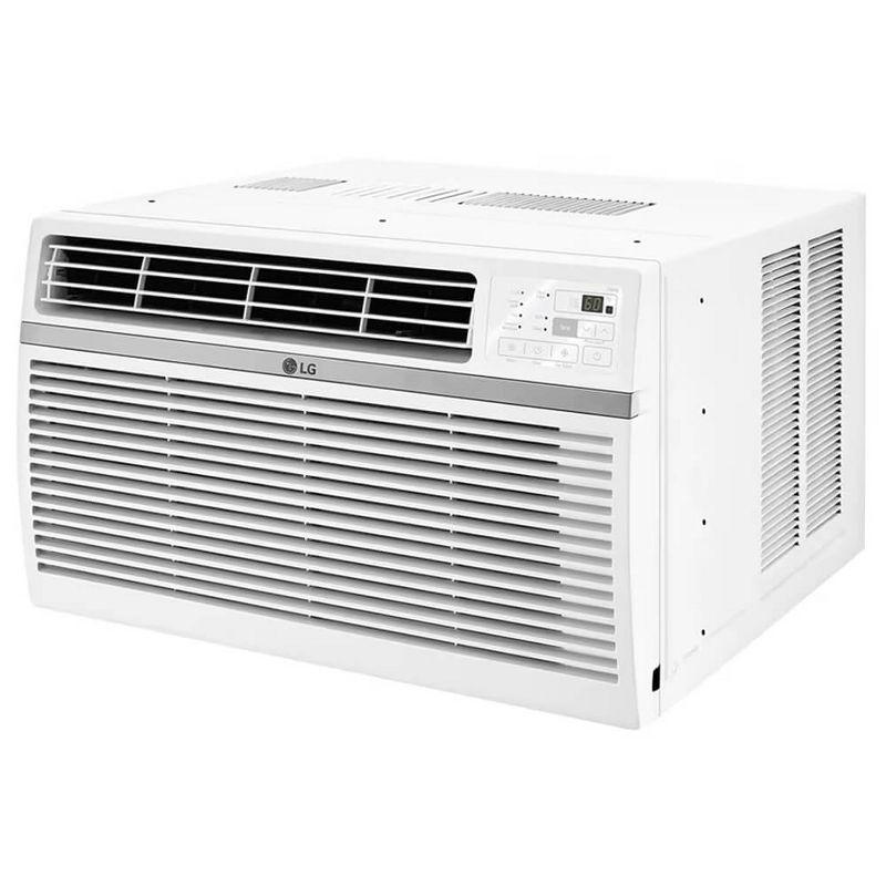 LG 10,000 BTU Window Air Conditioner for up to 450 Sq. Ft. with 3 Speeds and Timer in White