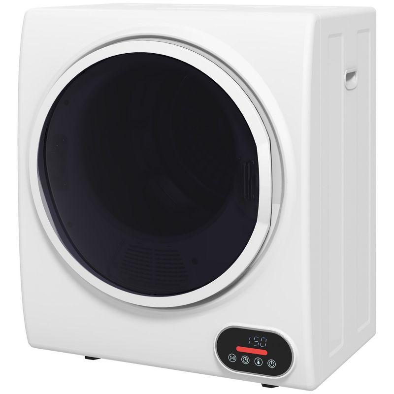 HomCom 1.5 Cubic Feet Vented Electric Stackable Dryer