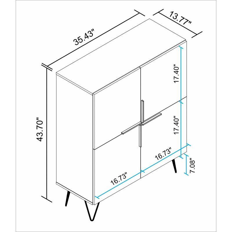 43.7" Beekman Low Cabinet - Manhattan Comfort