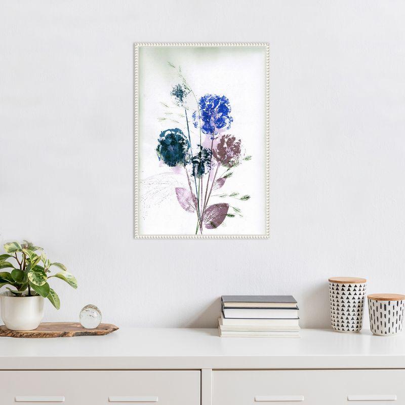 Amanti Art Bouquet Blue by Pernille Folcarelli Framed Canvas Wall Art