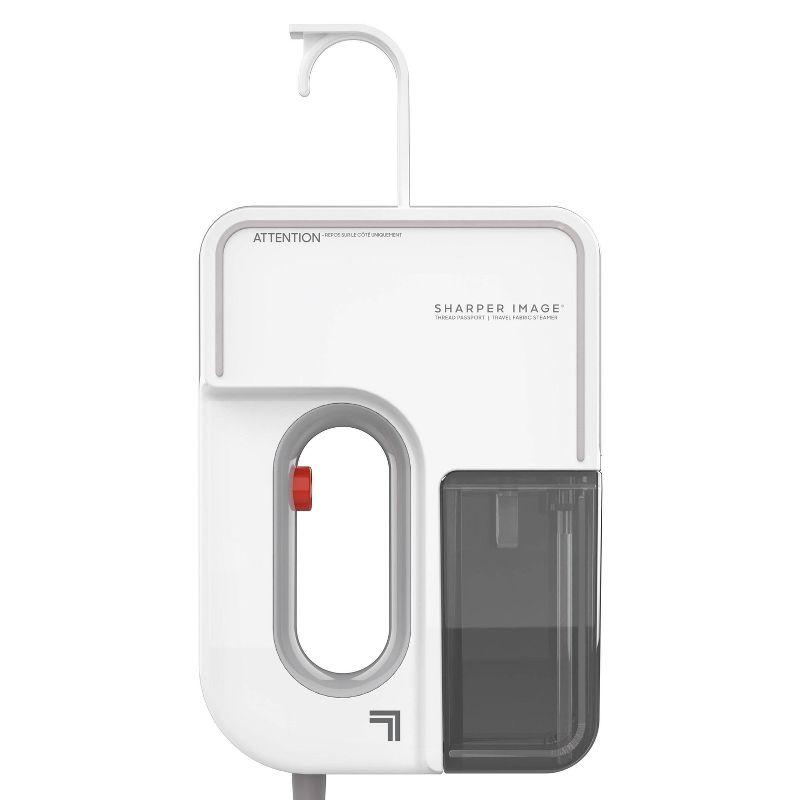 Sharper Image Thread Passport Handheld Travel Garment Steamer, Ice White