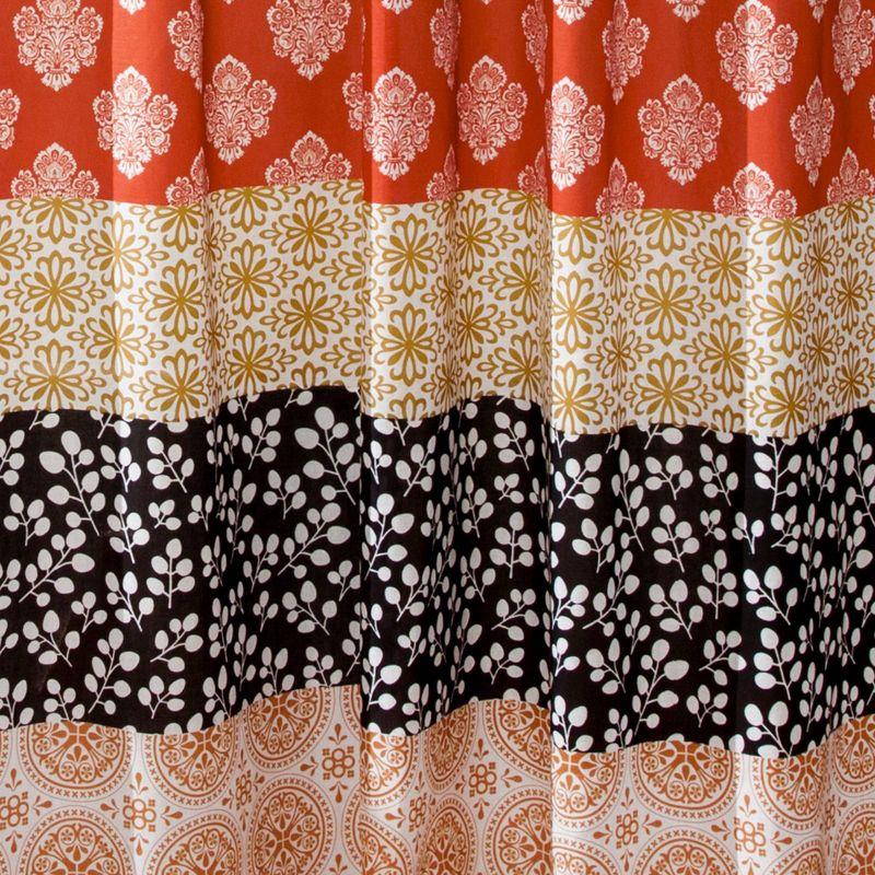Lush Decor Bohemian Semi-Sheer Curtain Panel