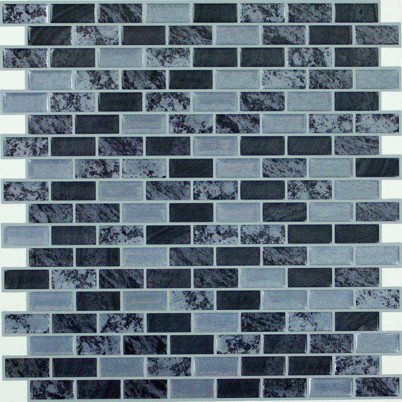 10.5'' W x 10.5'' L PVC Peel and Stick Mosaic Tile