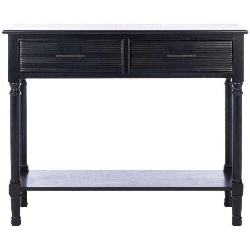 Ryder 2 Drawer Console Table - CNS5719B - Black - Safavieh