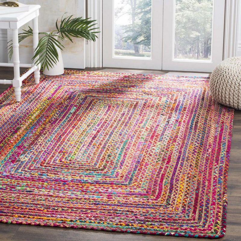 Cape Cod CAP202 Woven Indoor Accent Rug - Red/Multi - 3'x5' - Safavieh